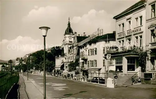 AK / Ansichtskarte Ruedesheim_am_Rhein Hotel Germania Rheinstrasse 