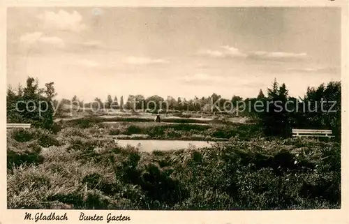 AK / Ansichtskarte Moenchengladbach Bunter Garten  Moenchengladbach