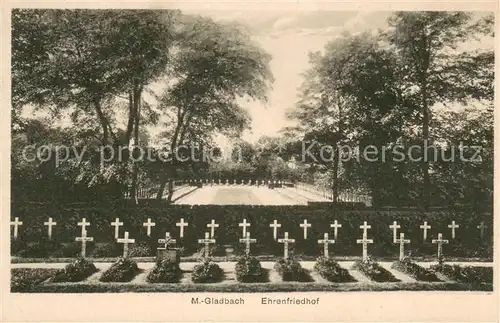 AK / Ansichtskarte Moenchengladbach Ehrenfriedhof Moenchengladbach