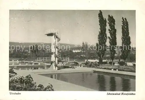 AK / Ansichtskarte Wiesbaden Schwimmbad Kleinfeldchen Wiesbaden