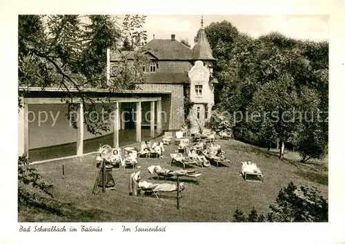 AK / Ansichtskarte Bad_Schwalbach Am Sonnenbaden Bad_Schwalbach