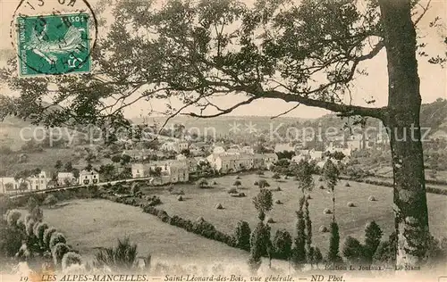 AK / Ansichtskarte Saint Leonard des Bois Vue generale Saint Leonard des Bois