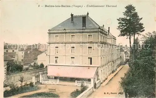 AK / Ansichtskarte Bains les Bains Etablissement Thermal Bains les Bains