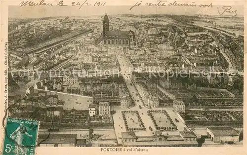 AK / Ansichtskarte Pontoise_Val d_Oise Panorama 
