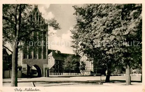 AK / Ansichtskarte Stolp Muehlentor Stolp