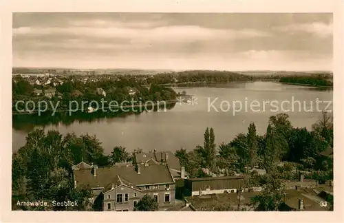 AK / Ansichtskarte Arnswalde_Pommern Seeblick Arnswalde Pommern