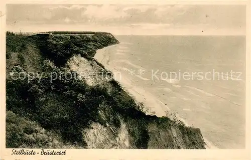 AK / Ansichtskarte Bruesterort Steilkueste Bruesterort