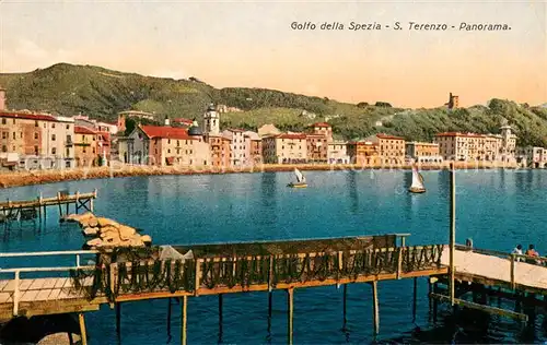 AK / Ansichtskarte San_Terenzo Golfo della Spezia Panorama San_Terenzo
