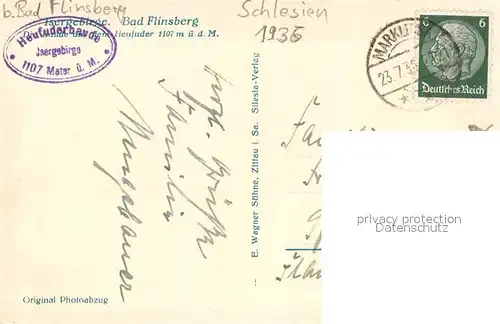 AK / Ansichtskarte Bad_Flinsberg_Swieradow_Zdroj Die Heufuderbaude Bad_Flinsberg