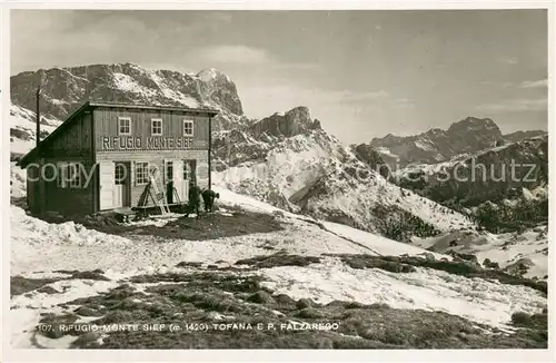AK / Ansichtskarte Falzarego Rifugio Monte Siep Falzarego