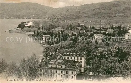 AK / Ansichtskarte Cernobbio_Lago di Como et Hotel Villa dEste  Cernobbio_Lago di Como