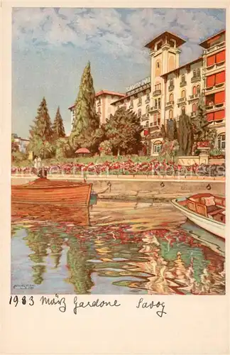 AK / Ansichtskarte Gardone_Lago_di_Garda Savoy Palace Hotel Gardone_Lago_di_Garda
