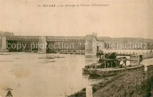 AK / Ansichtskarte Meulan Le Barrage et lEcluse d Hardricourt Meulan