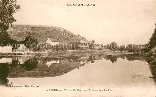 AK / Ansichtskarte Mareuil sur Ay Un Paysage Champenois La Flute Mareuil sur Ay