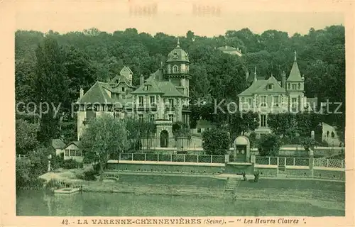 AK / Ansichtskarte La_Varenne Chennevieres Les Heures Claires La_Varenne Chennevieres