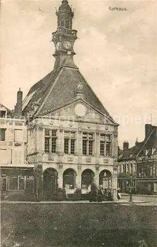 AK / Ansichtskarte Peronne_80_Somme Rathaus 
