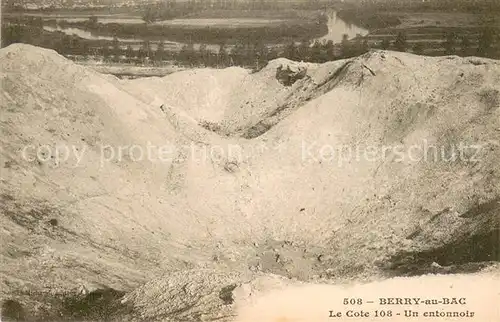 AK / Ansichtskarte Berry au Bac Le Cote 108 Un entonnoir Berry au Bac