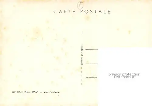 AK / Ansichtskarte Saint Raphael_83 Vue generale 