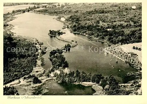 AK / Ansichtskarte Schwalmtal_Niederrhein Fliegeraufnahme Hariksee Schwalmtal Niederrhein