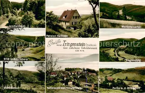 AK / Ansichtskarte Tringenstein Pension Heimann Weinbachtal Burgberg Siegbachtal  Tringenstein