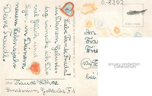 AK / Ansichtskarte Bad_Gottleuba Berggiesshuebel Kuranstalt Bad