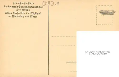 AK / Ansichtskarte Weesenstein Schlossansicht Weesenstein