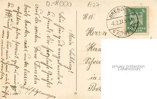 AK / Ansichtskarte Dresden Schloss Hofkirche Brunnen mit Fontaene Dresden