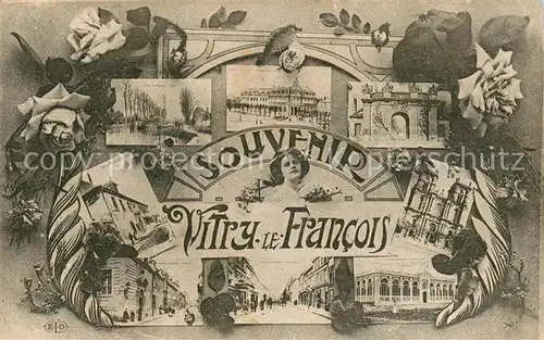 AK / Ansichtskarte Vitry le Francois Vue d ensemble Vitry le Francois