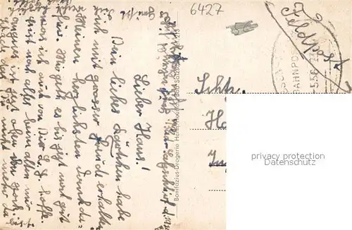 AK / Ansichtskarte Bad_Salzschlirf Badehof Feldpost Bad_Salzschlirf