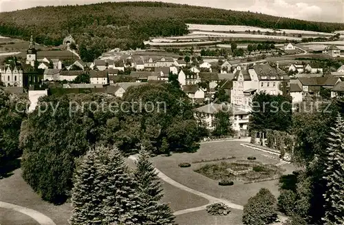 AK / Ansichtskarte Bad_Salzschlirf Teilansicht mit Mariengrotte Bad_Salzschlirf