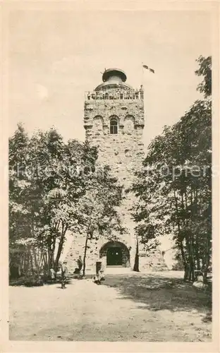 AK / Ansichtskarte Schotten_Hessen Bismarckturm auf dem Taufstein Schotten Hessen