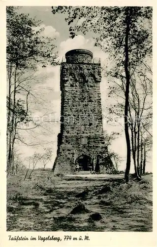 AK / Ansichtskarte Schotten_Hessen Bismarckturm auf dem Taufstein im Vogelsberg Zusatzstempel Schotten Hessen