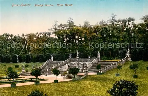 AK / Ansichtskarte Grosssedlitz Koenigl. Garten Stille Musik Grosssedlitz