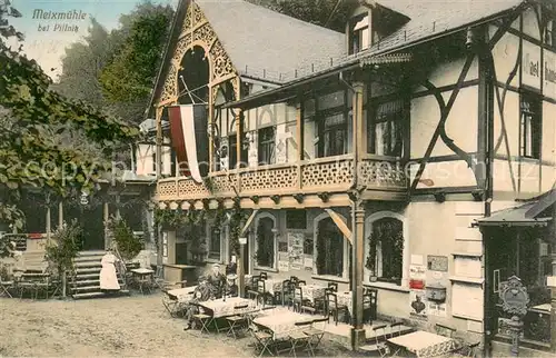 AK / Ansichtskarte Loschwitz Gaststaette Meixmuehle bei Pillnitz Loschwitz