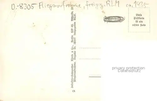 AK / Ansichtskarte Koenigstein_Saechsische_Schweiz Fliegeraufnahme Festung mit Lilienstein Koenigstein_Saechsische