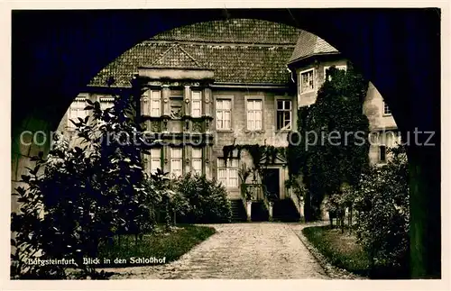 AK / Ansichtskarte Burgsteinfurt Schlosshof Burgsteinfurt