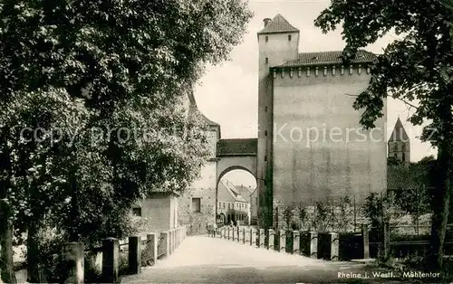 AK / Ansichtskarte Rheine Muehlentor Rheine