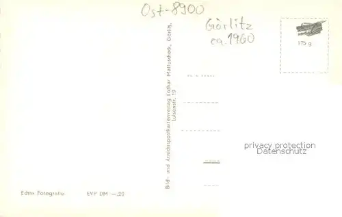 AK / Ansichtskarte Goerlitz_Sachsen Nicolaiturm und Peterskirche Goerlitz Sachsen