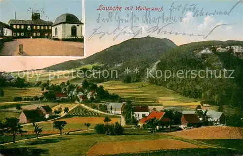 AK / Ansichtskarte Waltersdorf_Zittau Lausche mit Waltersdorf Waltersdorf Zittau