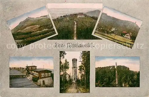 AK / Ansichtskarte Hochwald_Zittau Der Hochwald bei Oybin Hochwald Zittau