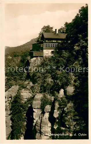 AK / Ansichtskarte Oybin Bergwirtschaft Zittauer Gebirge Oybin