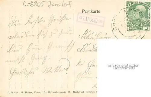 AK / Ansichtskarte Jonsdorf Lausche Jonsdorf