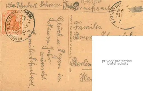 AK / Ansichtskarte Lohmen_Sachsen Partie am Wesenitztale Lohmen Sachsen