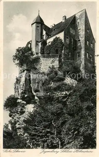 AK / Ansichtskarte Hohnstein_Saechsische_Schweiz Jugendburg Schloss Hohnstein Hohnstein_Saechsische
