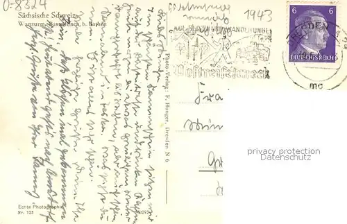 AK / Ansichtskarte Rathen_Saechsische Schweiz Wartturm Basteifelsen Rathen Saechsische Schweiz