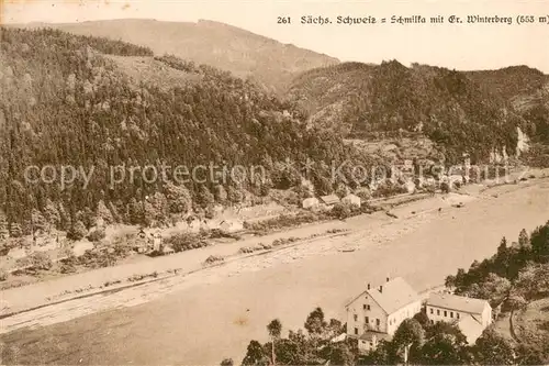 AK / Ansichtskarte Schmilka Gr. Winterberg  Schmilka
