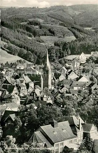AK / Ansichtskarte Gummersbach Stadtpanorama mit Kirche Gummersbach