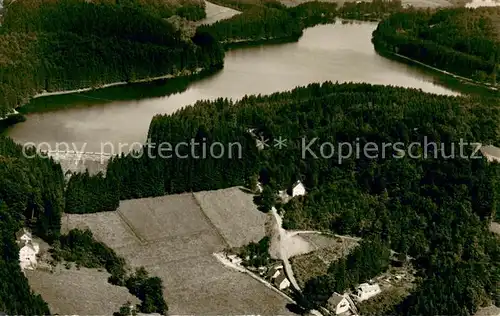 AK / Ansichtskarte Marienheide Cafe Restaurant Waldfrieden Lingese Talsperre Marienheide