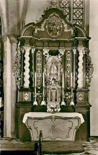 AK / Ansichtskarte Marienheide Klosterkirche Marienaltar Marienheide