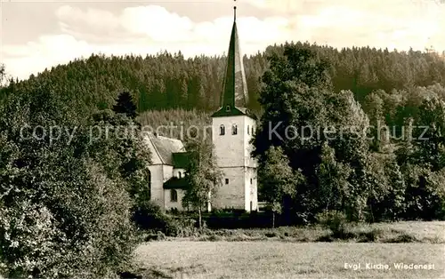 AK / Ansichtskarte Wiedenest Evangelische Kirche Wiedenest